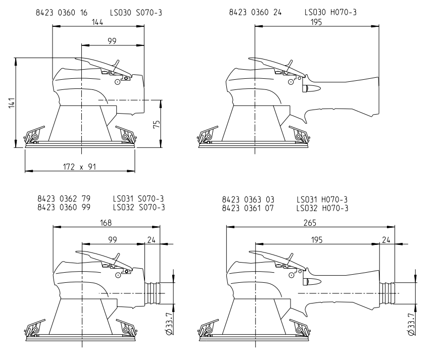 AtlasLSO32随机轨道磨砂机结构图 AtlasLSO32随机轨道磨砂机结构图